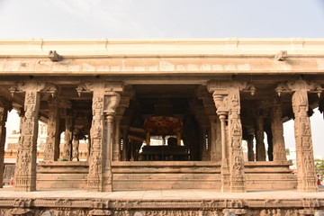 Fototapeta premium Kamakshi Amman Temple, Kanchipuram, Tamil Nadu, India