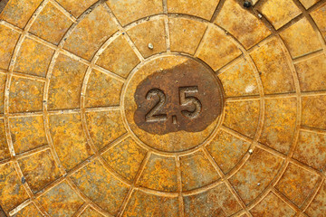 Background sewer grate