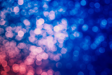Abstract blurry circular bokeh background of Light
