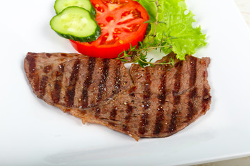 Grilled beef steak