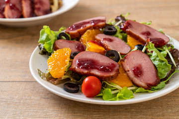 grilled duck breast salad