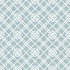 Geometric abstract vector light blue and white pattern. Geometric modern ornament. Seamless modern background