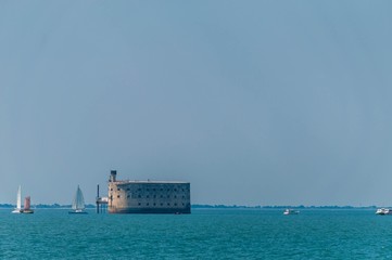 Obraz premium Fort Boyard, Charente-Maritime, France.