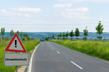 Umweltschutz Straße