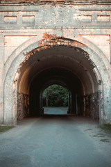 Part of Brest Fortress and road to Memorial