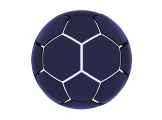  futuristic sports concept of a soccer ball. Modern digital ball. High tech football ball design. Abstract Soccer Ball