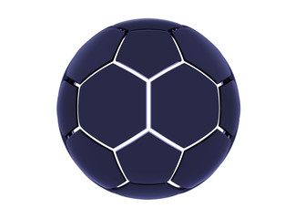 Fototapeta premium futuristic sports concept of a soccer ball. Modern digital ball. High tech football ball design. Abstract Soccer Ball