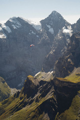 Fototapeta premium Scenery from the Schilthorn Observatory