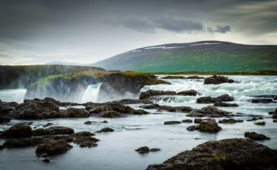 Godafoss waterfall in Iceland