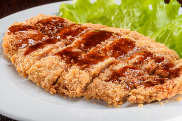 Pork in Japanese breading