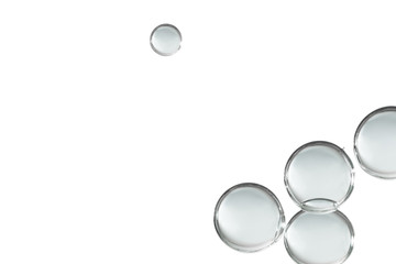 Beautiful clear bubbles