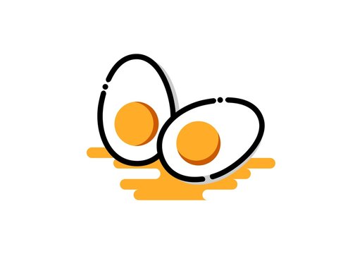 Egg icon, mbe style logo