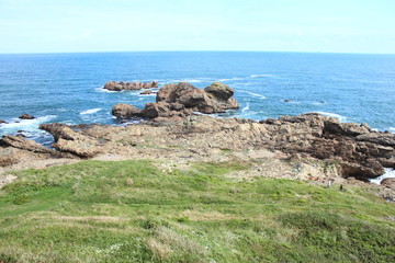 種差海岸　岩場