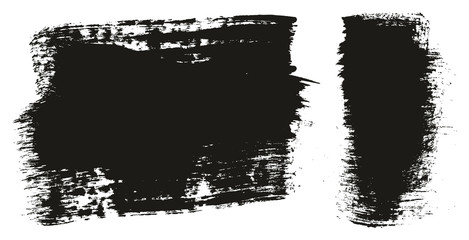 Fototapeta premium Paint Brush Wide Background High Detail Abstract Vector Background Set 128