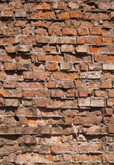 texture old brick wall as background