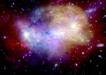 galaxy in a free space