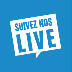 suivez nos live