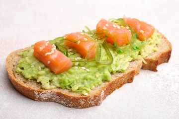 Toast with avocado
