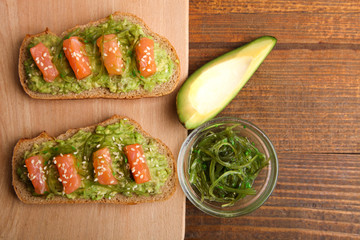 Toast with avocado