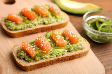 Toast with avocado