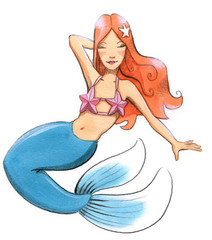 Mermaid cute sea fantasy