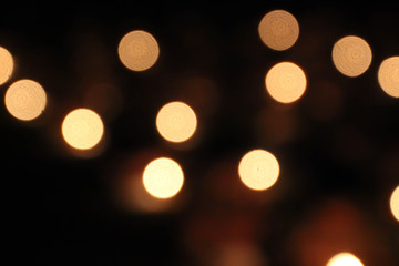 abstract bokeh street light background.