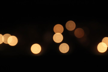 abstract bokeh street light background.