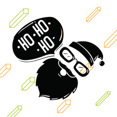 Merry Christmas typography.