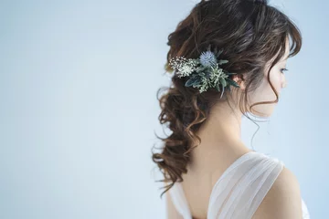 Selbstklebende Fototapeten Friseursalon 花嫁  © peach100