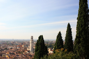 Obraz premium Panorama of the city of Verona