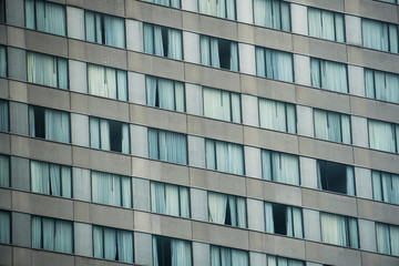 Obraz premium exterior view of a hotel, abstract pattern