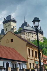 Obraz premium Royal castle of Karlstejn, Czech Republic
