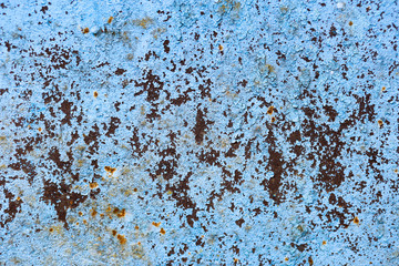 rough texture of a old blue wall.