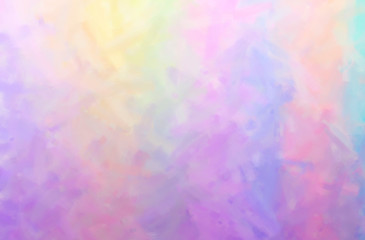 Fototapeta na wymiar Illustration of abstract Purple And Yellow Dry Brush Oil Paint Horizontal background.