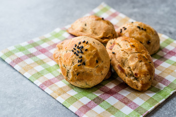 Salty Turkish Pastry with Dill / Pogaca