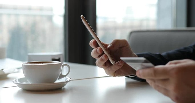 Online banking with smart phone, rewrite number of credit card