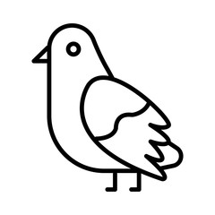 Bird vector icon