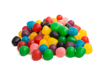 jelly fruit candy isolated