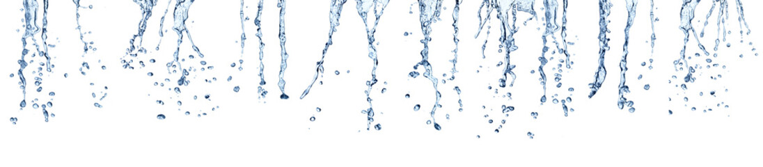eau splash goutte bleu liquide bulle