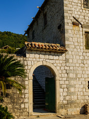 Fototapeta premium entrance to the castle