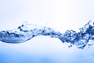 Water wave splashing