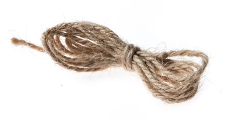 ship rope isolated on white background