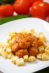 Meatballs with Fries