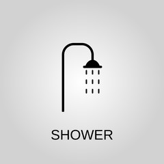 Shower icon. Shower concept symbol design. Stock - Vector illustration can be used for web.