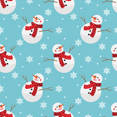 Christmas holiday season seamless pattern.