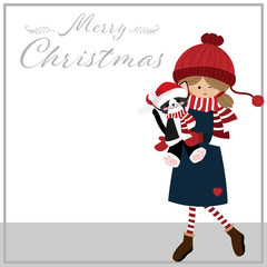 Christmas holiday season background.