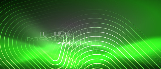 Vector neon color abstract background