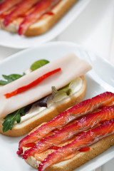 Sandwich with Gravlax