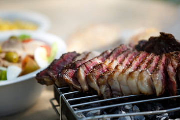 Steak at Outdoors