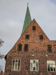 Fototapeta na wymiar Old house in Lueneburg, Germany